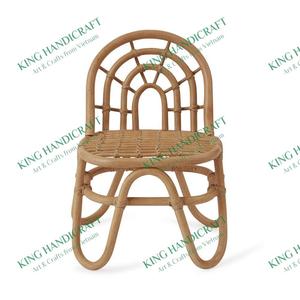 Mini chaise en rotin arc-en-ciel 100% faite à la main au Vietnam pour chambre d'enfant cuisine parc partie de l'ensemble de meubles le plus doux - Product Image 3