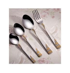 Ensemble de couverts en acier inoxydable argenté personnalisable Couverts créatifs arc-en-ciel noirs pour la cuisine ou les cadeaux - Product Image 3