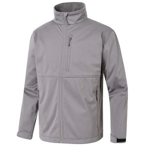 Chaqueta Softshell de Alta Calidad para Hombre, Diseño Personalizado OEM, Ropa de Trabajo de Invierno, Forro Polar, Cierre de Cremallera - Product Image 5