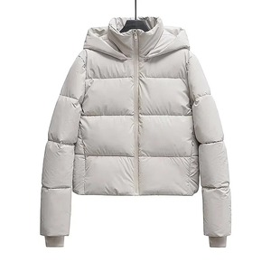 แจ็กเก็ตฤดูหนาววินเทจมีฮู้ดของผู้หญิงมีกระเป๋าแฟชั่นผ้าฝ้ายหนาบุนวมเสื้อลำลอง - Product Image 6