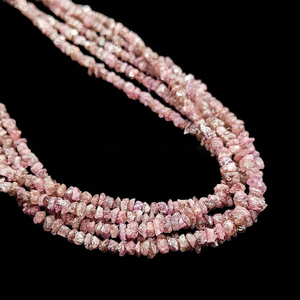 Brins de perles de pépite non coupées en diamant rose naturel 2.5-3.5mm véritables perles de diamant rose brut sans conflit au meilleur prix en gros - Product Image 5