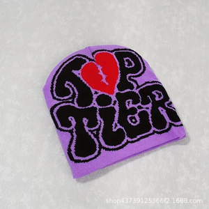 Otoño Invierno Jacquard Beanie Hat para hombres Nuevo diseño de alta calidad de punto cálido acrílico deporte al aire libre gorros con patrón de puntos - Product Image 6