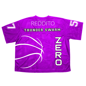 T-shirt surdimensionné personnalisé pour hommes, streetwear, jersey en maille tricotée pour le football, le basketball, style formel et ample - Product Image 2