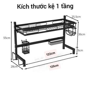 Modern <b>Metal</b> Kitchen <b>Shelf</b> for Dishes and Cooking Tools in Kitchen Smart Design <b>Shelf</b> WIth Space-saving Feature for Household - Product Image 3
