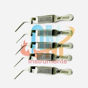 Diethrich No Traumático Micro Bulldog Vascular Pinza Fórceps Set Curvo Atraumático Micro Vascular Abrazaderas 5 Pcs Instrumentos | OMI - Product Image 5