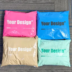 Custom Biodegradable Postage Polythene Courier Polymailer Poly Mailers Shipping Mailing Bags For Packaging Clothes