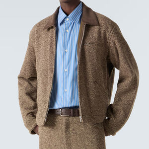 Chaqueta Versity de tendencia de la temporada para hombre, chaquetas completas con logotipo personalizado para hombre, chaquetas Versity de poliéster de lana personalizadas para hombre - Product Image 2