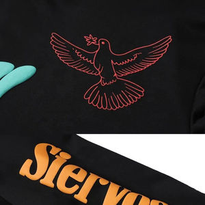 Sudadera con Capucha de Invierno 2025, 100% Algodón, Estampado Puff, Corte Regular para Hombre, Estilo Urbano, Diseño con Bolsillos, Transpirable, en Venta - Product Image 4