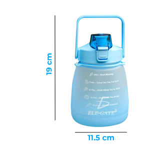 Borraccia Sportiva Grande da 1.3L con Coperchio e Manico Colorati e Cannuccia - Borraccia Resistente e Facile da Trasportare - Product Image 3