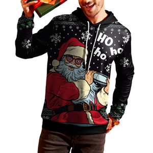 Sweat à capuche avec service personnalisé OEM pour hommes Look sportif manches longues Basics Sweats à capuche en coton mélangé pour hommes - Product Image 2