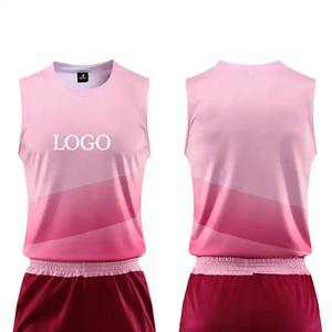 Nouveau Maillot de Basketball Unisexe Personnalisable, Ensemble de Tenue Réversible pour Équipes Universitaires, 100% Polyester Anti-Bactérien - Product Image 3