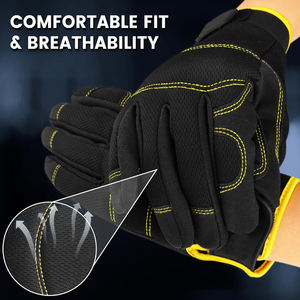 Gants mécaniques de qualité supérieure fabriqués au Pakistan, gants de protection respirants pour les travailleurs de l'industrie PAR INCROYABLE INDUSTRIES - Product Image 4