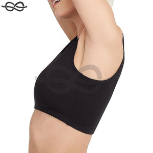 Soutien-gorge de sport de fitness élégant et confortable pour femmes, col rond, bralette en coton, haut court, vêtements et superpositions - Product Image 3
