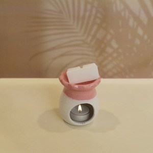 Ensemble élégant de brûleur d'encens en céramique, écologique, parfum d'ambiance aromatique pour la maison, relaxation, comprend un porte-bougie, vente en gros disponible - Product Image 2