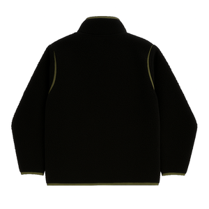 OEM/ODM sólido patrón de lana Sherpa chaqueta personalizada hombres y mujeres forro polar invierno prendas de vestir exteriores bajo MOQ venta al por mayor Streetwear abrigo - Product Image 3