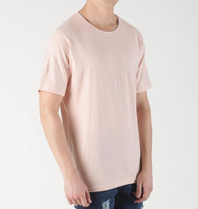 Bon marché, T-shirt uni à épaules tombantes pour homme taille plus, conçu sur mesure pour la vente en gros, coupe ajustée unisexe - Product Image 3