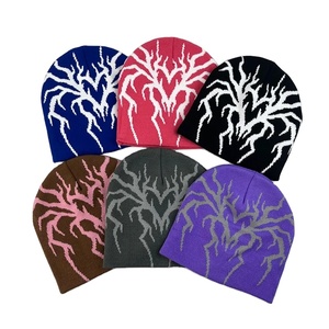 Gorro de Punto Acrílico con Diseño Jacquard y Estampado Digital, Color Negro, para Invierno y Esquí, Venta al por Mayor, Unisex 2026 - Product Image 3