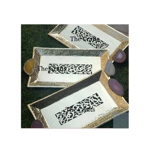 Plateau de service à chocolat en acier inoxydable pour fêtes et événements Plateau de service à dessert à prix compétitifs - Product Image 3