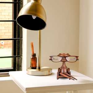 <b>Bird</b>-Shaped Wooden Eyeglass Holder Plastic and Bamboo Display for Eyewear - Product Image 1