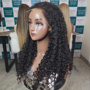 Perruque de cheveux humains vietnamiens bruts à cuticules alignées 13x4 13x6 HD sans colle pour dentelle frontale couleur transparente - Product Image 3