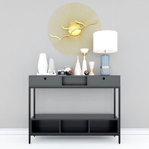 Contemporary Minimalist <b>Console</b> <b>Table</b> with Drawers <b>for</b> <b>Entry</b> Villa Living Room Hotel Bedroom - Product Image 2