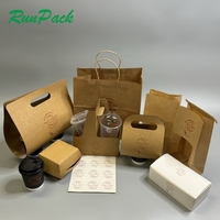 Personnaliser la boîte de papier kraft jetable acceptable à emporter