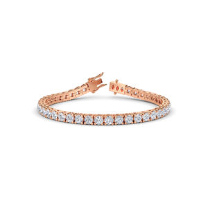 Pulsera Modern Lab Diamond Tennis | Oro de 14K | 8,19 Ct | Opciones de oro amarillo blanco rosa | Mujer | IGI/ Certified | - Product Image 1