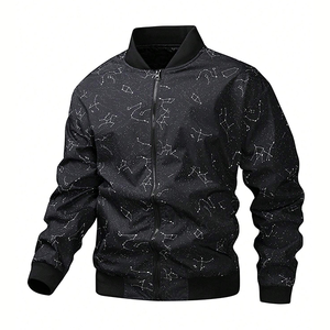 Chaqueta Bomber Vintage Personalizable de Invierno para Hombre, Estilo Urbano de Alta Calidad, con Logotipo Frontal, Resistente al Viento y al Agua, Tallas Grandes - Product Image 3