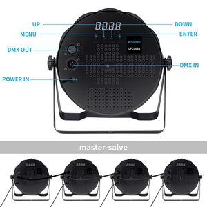 ไฟ LED PAR สำหรับ betopper 54X1.5W ไฟเวที RGB สำหรับ KTV DMX DJ เสียงเปิดใช้งานพร้อมขาตั้งไฟแฟลช - Product Image 4