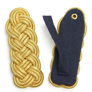 Conjunto de Epaulettes Bordadas a Mano con Hilo Metálico, Epaulettes Masculinas Personalizadas, Hombreras Tácticas, Insignias de Uniforme - Product Image 2