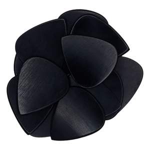 Púas de guitarra de cuerno de búfalo, opción de forma y tamaño personalizados, púas de guitarra de cuerno de buey, duraderas y ligeras para aceptar Logotipo de músico - Product Image 6