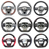 Volante Deportivo de Cuero y Madera Personalizado CE para Toyota, Compatible con Sienna, Voxy, Highlander, Avalon, Tundra, Harrier, Allion, Venza, Rush