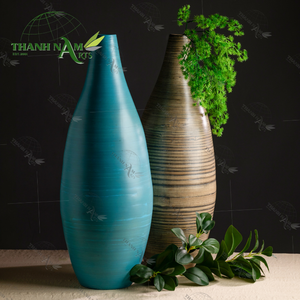 แจกันดอกไม้ทำจากไม้ไผ่เป็นมิตรกับสิ่งแวดล้อมเครื่องหวายต้านจุลินทรีย์สำหรับใช้งานกลางแจ้งในร่มสินค้ามาใหม่ออกแบบได้ตามต้องการ - Product Image 1