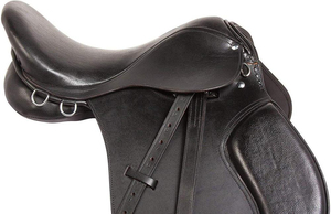 Selles de cheval anglais robustes de haute qualité Selle en cuir de saut et de contact étroit de style occidental pour l'équitation - Product Image 3