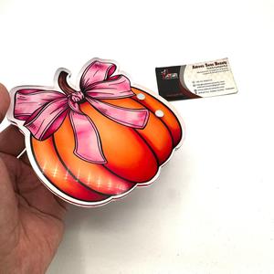 Arco de calabaza de Acción de Gracias de alta calidad, azulejo de pestañas sostenible acrílico, herramientas de belleza, azulejo al por mayor en forma de calabaza - Product Image 3