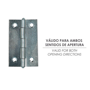 Zinc-plated 5005 hinge 2" - Product Image 3