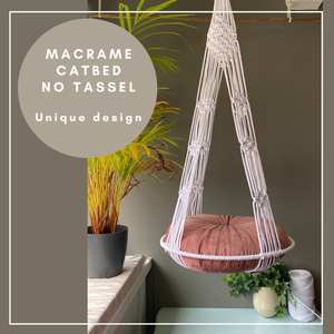 Chaise hamac moderne en macramé tissée à la main coussins en corde de coton pour meubles d'extérieur chaise berçante apaisante pour chambre de bébé parc - Product Image 1