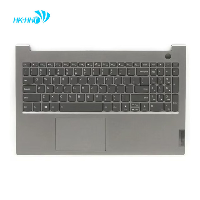 HK-HHT Laptop Parts for Lenovo ThinkBook 15 G2-ITL 2021 Year Gray Color with Touchpad US/LA Keyboard Palmrest Computer Parts