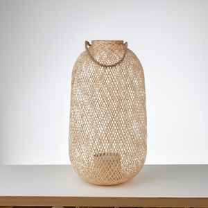 โคมไฟหวายทำจากไม้ไผ่ธรรมชาติงานหัตถกรรม HL2002โคมไฟแขวนเป็นมิตรกับสิ่งแวดล้อมตกแต่งบ้านปรับแต่งได้ตามต้องการ - Product Image 3