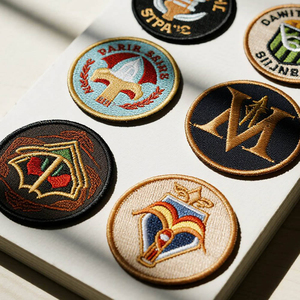 Chất lượng chính tùy chỉnh bóng đá thể thao Jersey thêu vá logo thêu sắt trên may vá Chenille thêu vá - Product Image 1