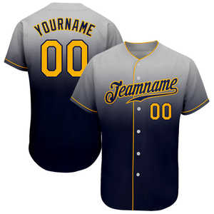 Dernière conception de maillot de baseball pour hommes à prix raisonnable couleur unie personnalisé OEM et ODM services uniformes de chemise de baseball - Product Image 5