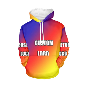 Sweat à capuche personnalisé brodé pour l'hiver, imperméable et écologique, épais, 100% coton, coupe normale, à capuche thermique par sublimation, décontracté pour hommes - Product Image 5