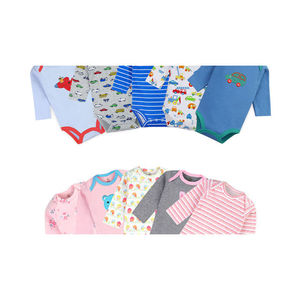 Lot de 5 bodys à manches longues en coton Winggle-in pour bébés de 3 à 24 mois - Product Image 1