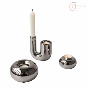 Candelabro de Metal Premium para Uso en Ramadán |   Elegante Portavelas Decorativo, Diseño Impermeable y Duradero para Sala de Estar y Comedor - Product Image 6