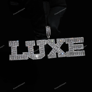 จี้แร็ปเปอร์สไตล์ฮิปฮอปโมอิสซาไนท์เครื่องประดับ925 - Product Image 1