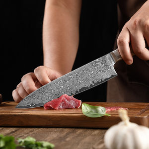 Couteau de chef utilitaire en acier damas japonais VG10 67 couches avec manche en bois Pakka nouveau design de couteau de cuisine - Product Image 2