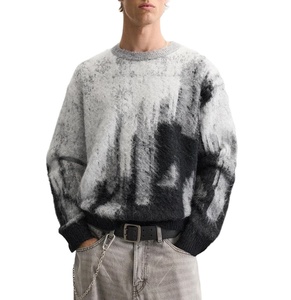Sweat-shirt avec broderie personnalisée en molleton de coton pour hommes, design élégant, idéal pour la mode décontractée, style de rue - Product Image 1