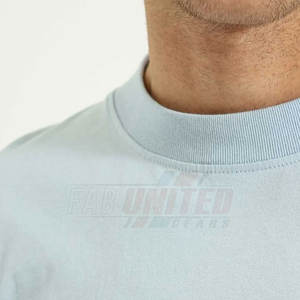 Camiseta Moderna de Cuello Redondo para Hombre, 100% Algodón, Hombros Caídos, Textura Suave, Transpirable, de Alta Calidad, Colores Personalizables Disponibles - Product Image 6