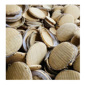 Panier en bambou en gros, panier de tissage en bambou, panier de séparation en bambou, couvercle en bambou pour fruits et aliments - Product Image 5