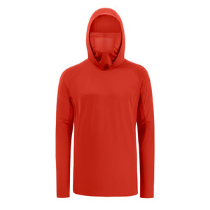 เสื้อฮู้ดตกปลาสำหรับผู้ชายผ้านิ่มแห้งเร็วเสื้อฮู้ดสำหรับตกปลา100% แขนยาวผ้าโพลีเอสเตอร์สวมใส่สบาย - Product Image 3